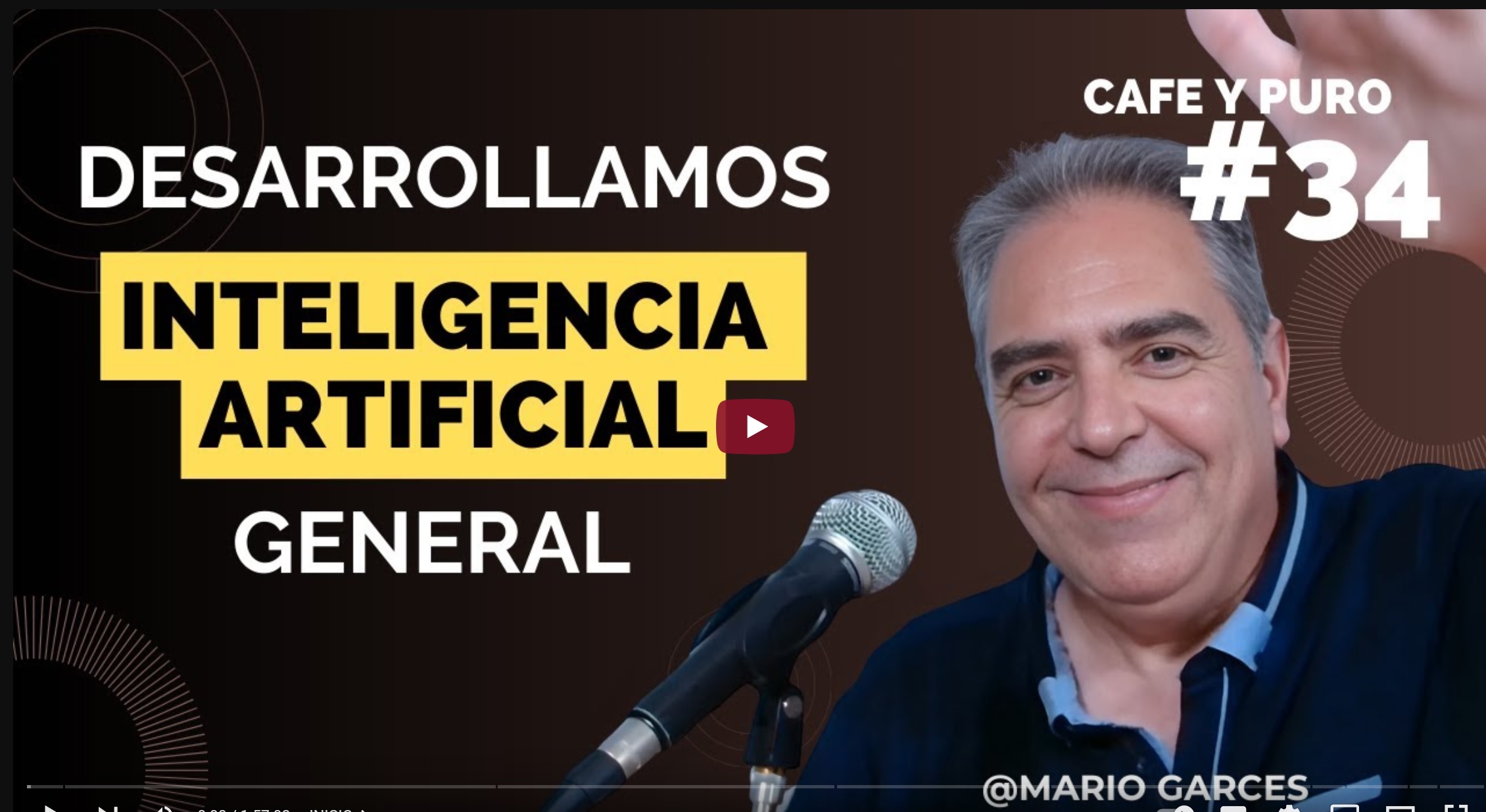 General AI (AGI) expert: What is AI like inside? What is its future?, Mario Garces.