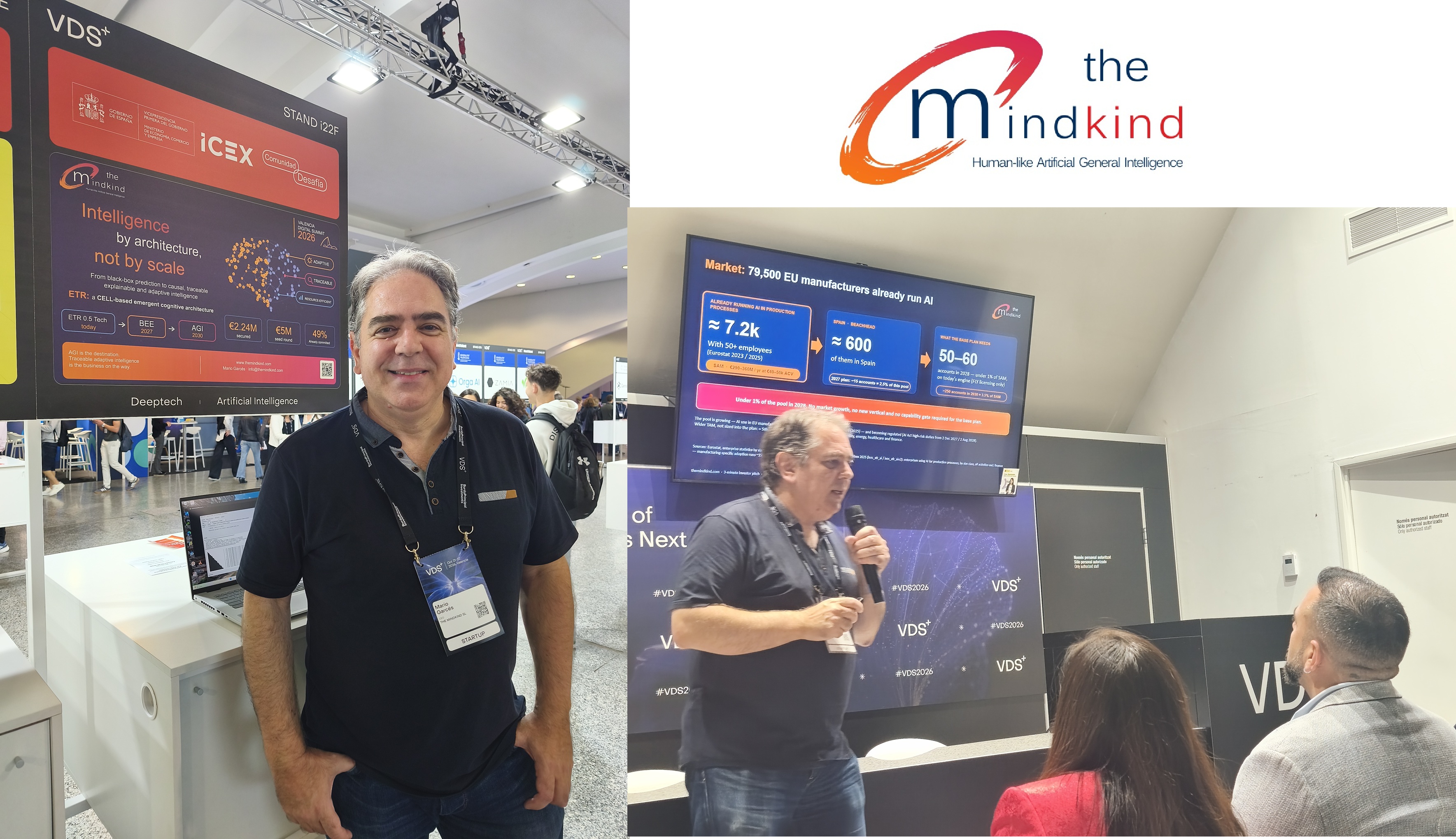Mario Garcés brings The Mindkind’s vision for traceable AI to VDS 2026 in Valencia